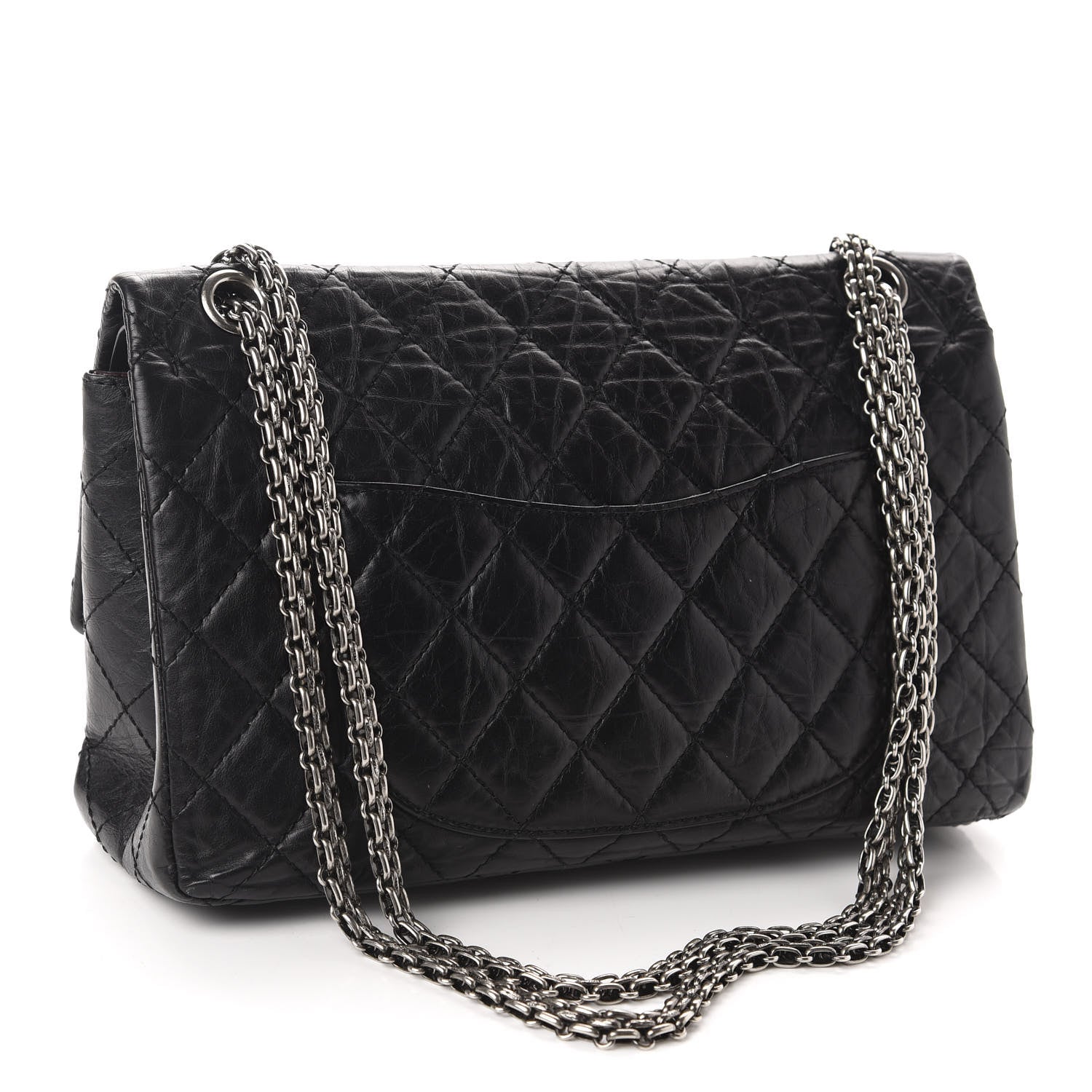 Chanel Aged Calfskin Quilted 2.55 Reissue 226 Flap Black 3 of 11
