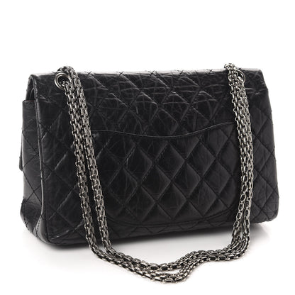 Chanel Aged Calfskin Quilted 2.55 Reissue 226 Flap Black 3 of 11