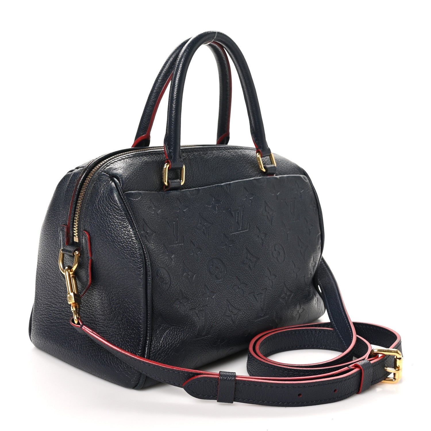 Louis Vuitton Empreinte Speedy Bandouliere 25 NM Marine Rouge 2 of 8