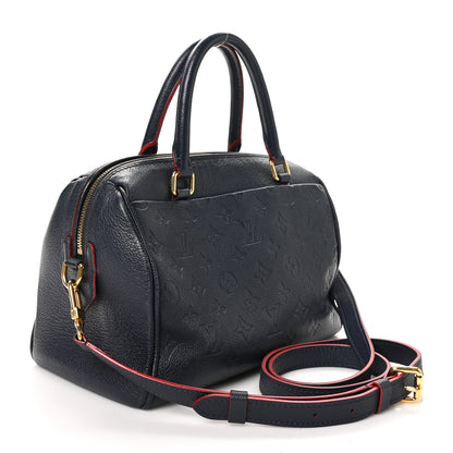 Louis Vuitton Empreinte Speedy Bandouliere 25 NM Marine Rouge 2 of 8
