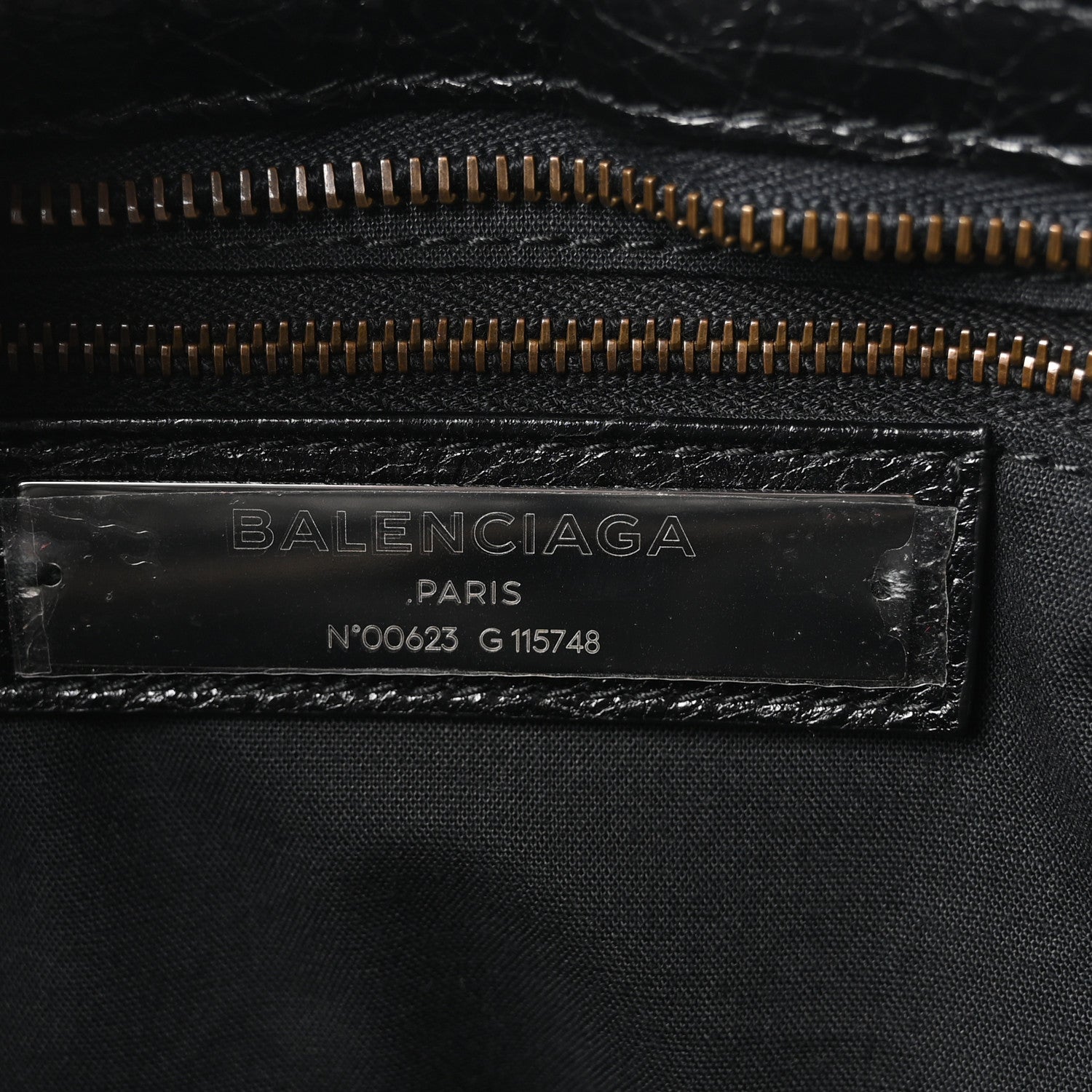 Balenciaga Agneau Classic Hardware City Black 7 of 11