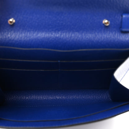 Hermes Chevre Mysore Clic 16 Wallet Bleu Electrique 5 of 10