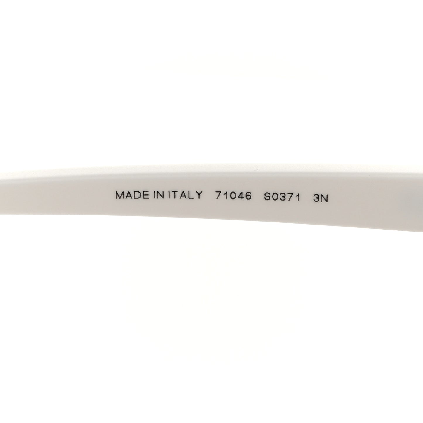 Acetate Visor Sunglasses 71046 White