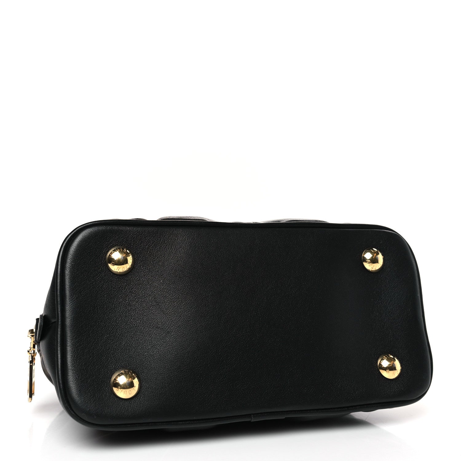 Louis Vuitton Calfskin Bubblegram Alma BB Black 4 of 8