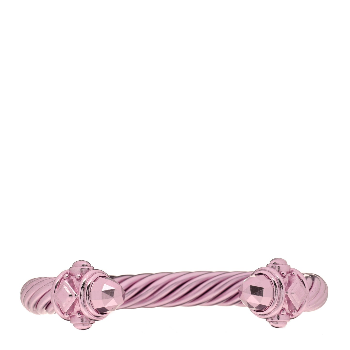Aluminum 10mm Renaissance Cable Bracelet Light Pink