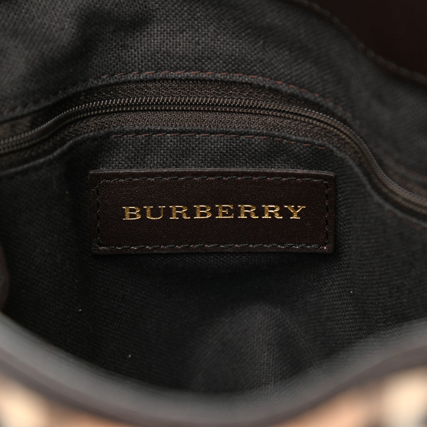 Haymarket Check Medium Golderton Tote Chocolate