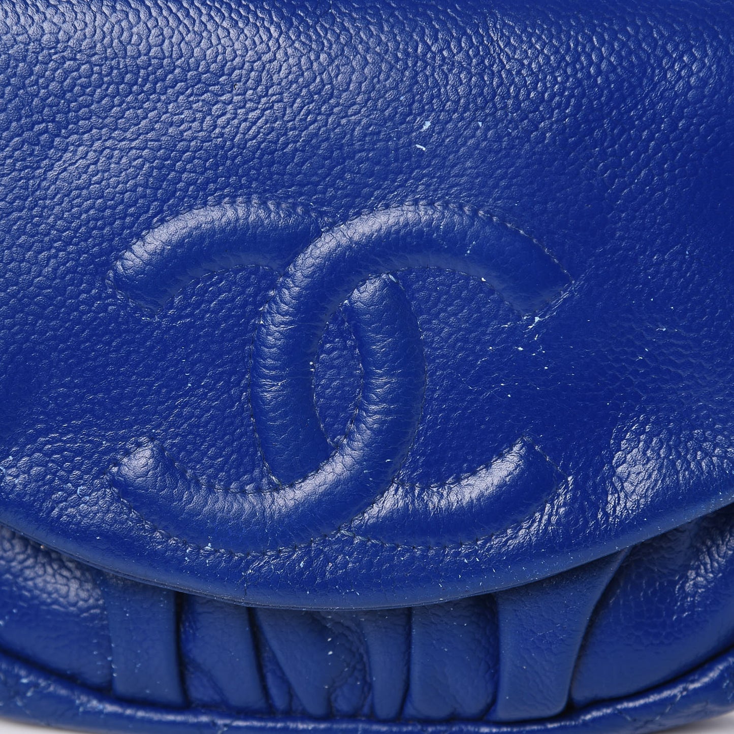 Caviar Half Moon Wallet On Chain WOC Blue