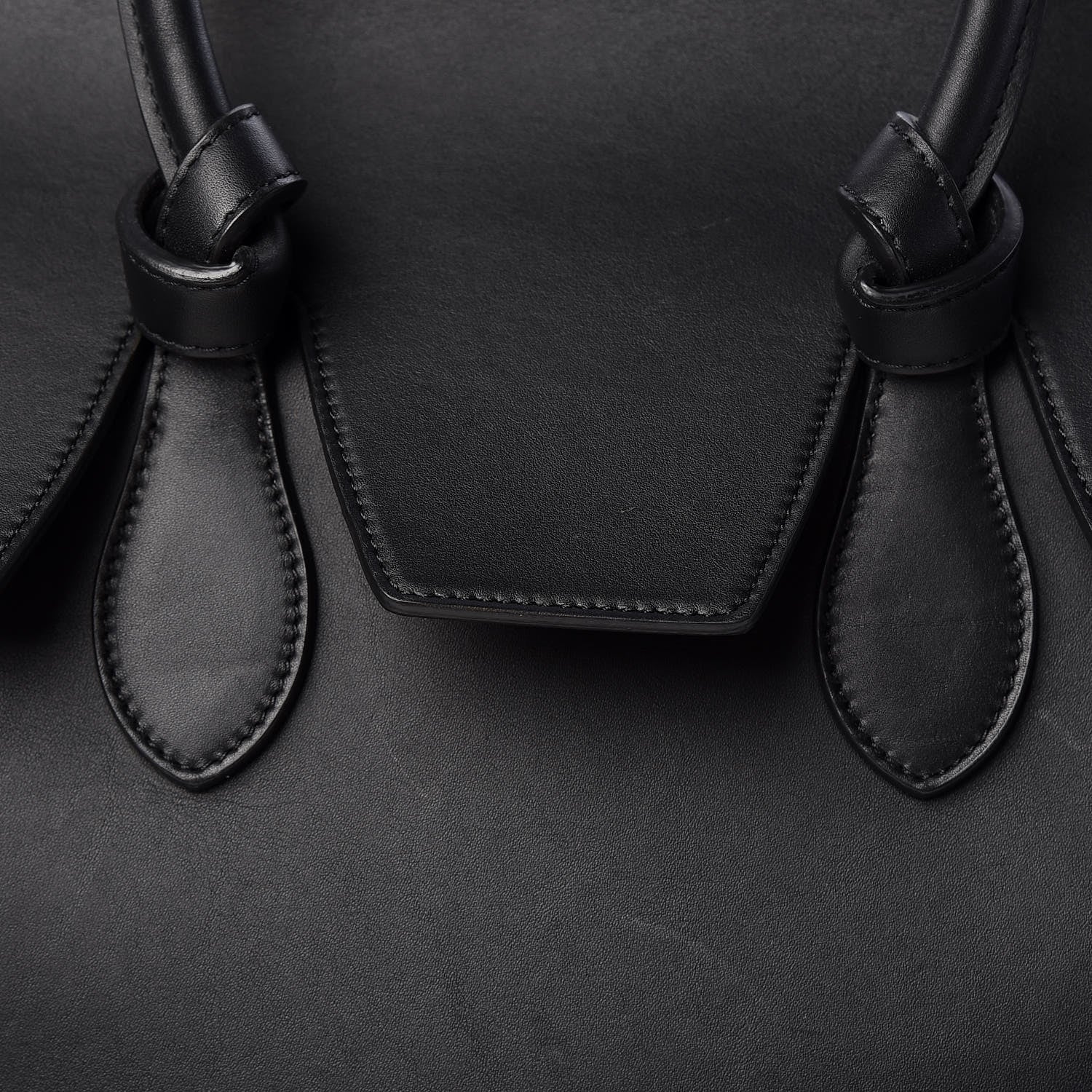 Celine Smooth Calfskin Small Tie Knot Tote Black 11 of 11