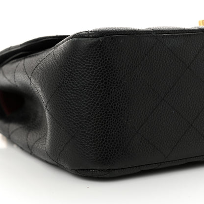 Chanel Caviar Quilted Jumbo Double Flap Black 9 of 17