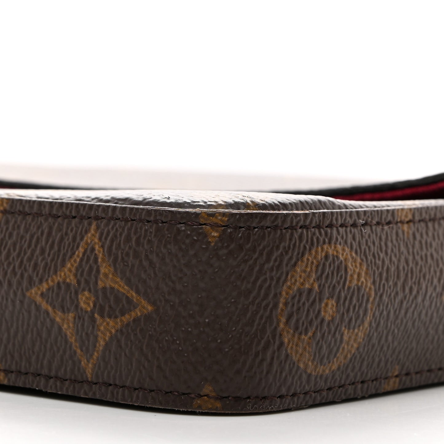 Monogram Pochette Felicie Chain Wallet Fuchsia