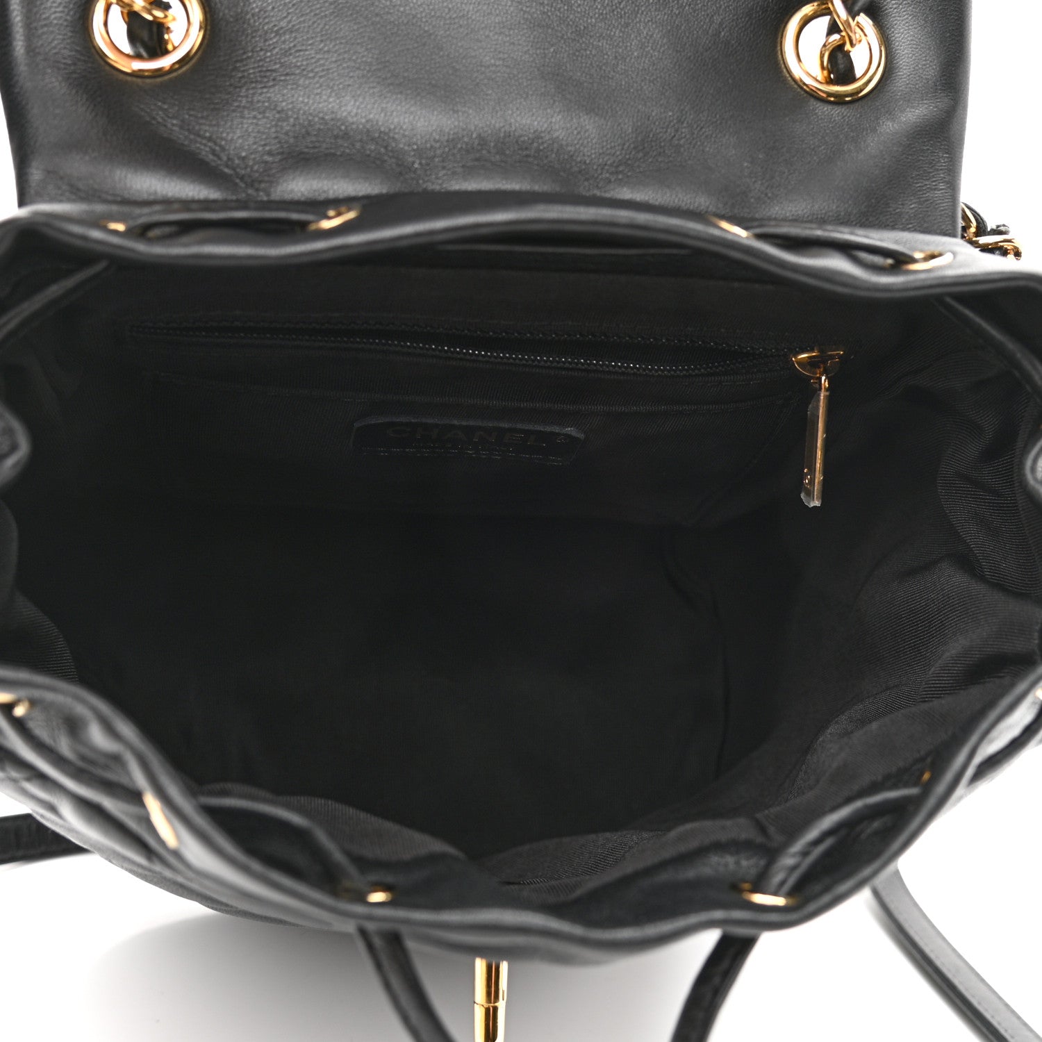 Chanel Lambskin Quilted Small Urban Spirit Backpack Black 5 of 13