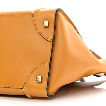 Celine Smooth Calfskin Mini Luggage Amber 9 of 13