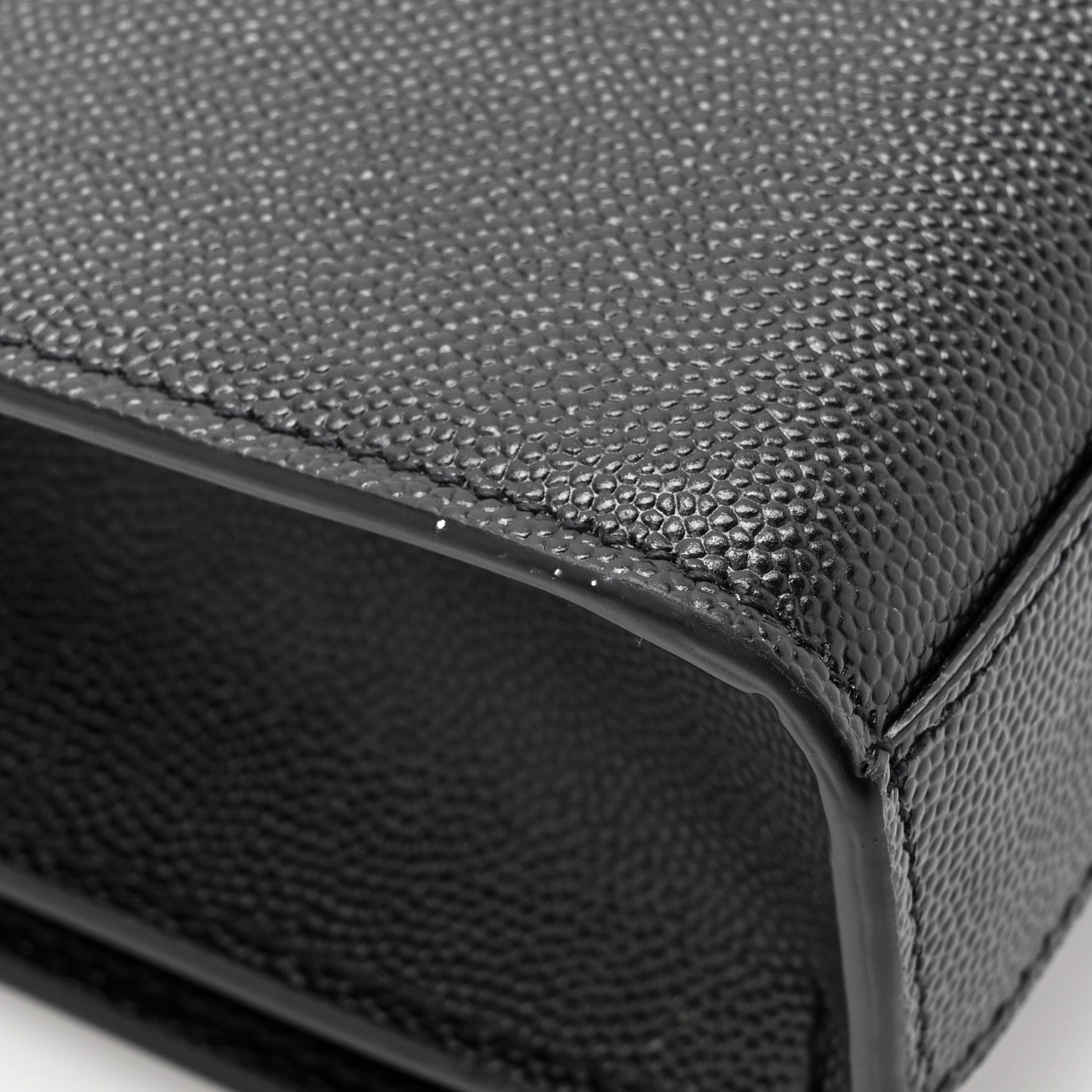 Saint Laurent Grain De Poudre Medium Classic Monogram Kate Satchel Black 12 of 12