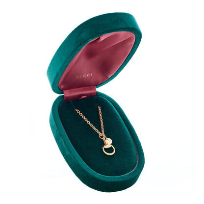 Gucci 18K Yellow Gold Horsebit Pendant Necklace 5 of 5