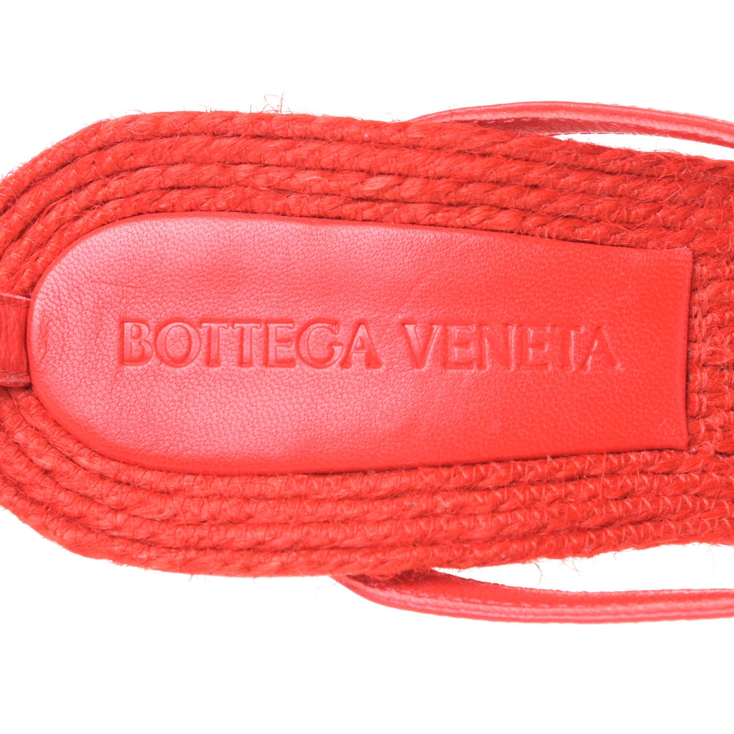 Bottega Veneta Nappa Rope Stretch Multi Strap 90mm Sandals 37 Tomato 10 of 10