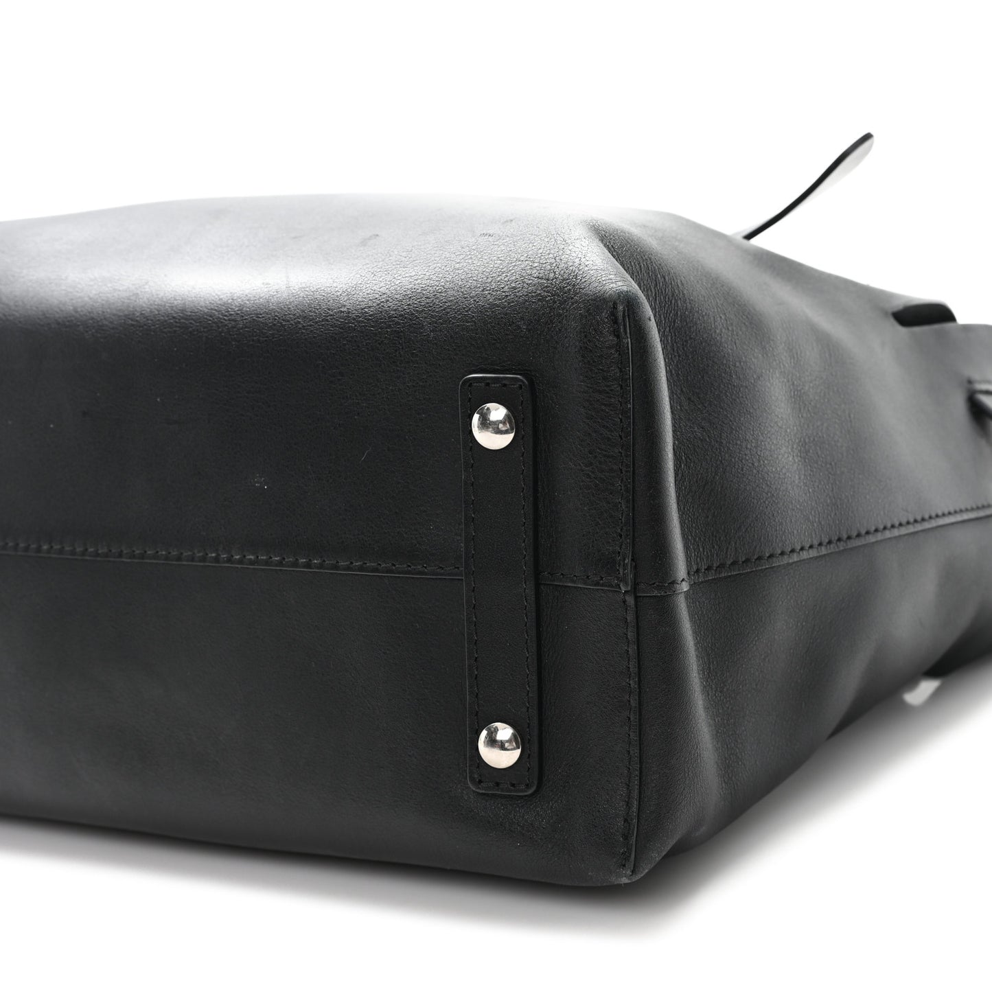 Soft Grain Calfskin Medium Belt Bag Black