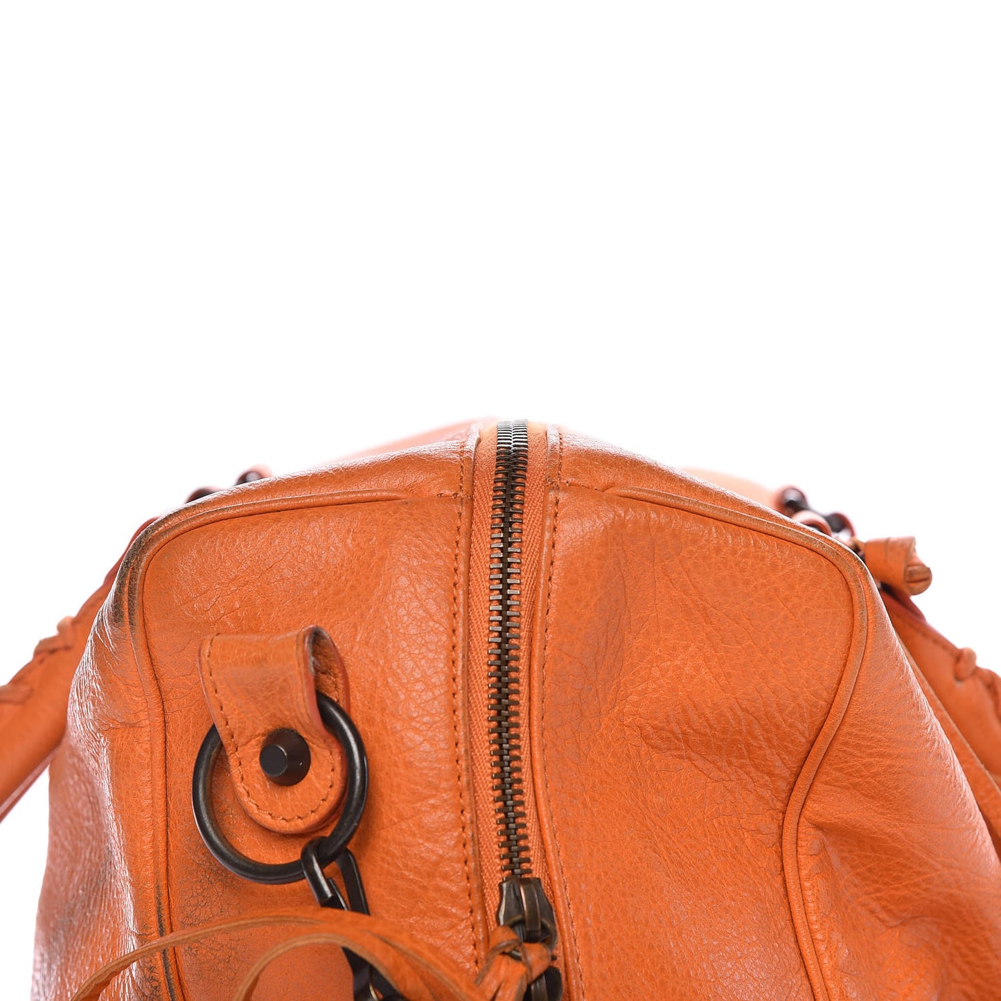 Agneau Classic Hardware Polly Tangerine