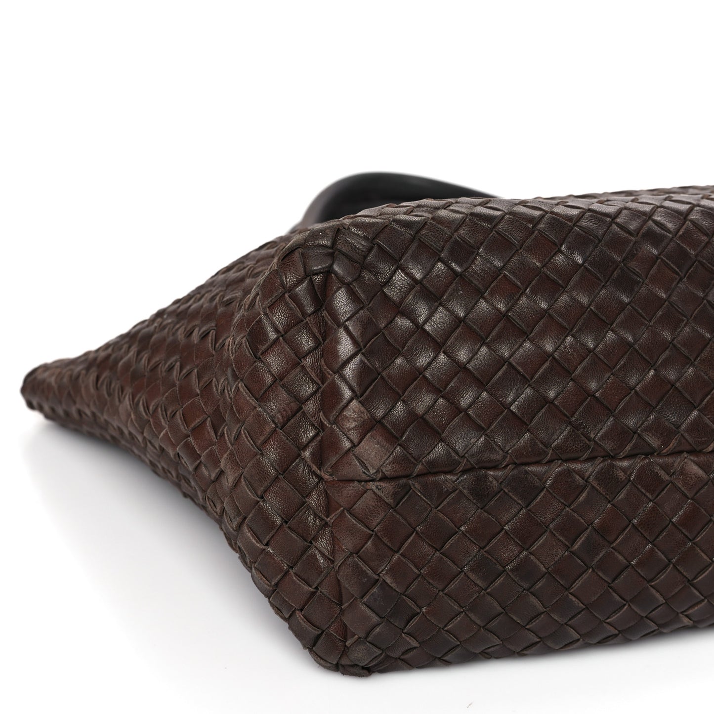 Nappa Intrecciato Small Cabat Ebano