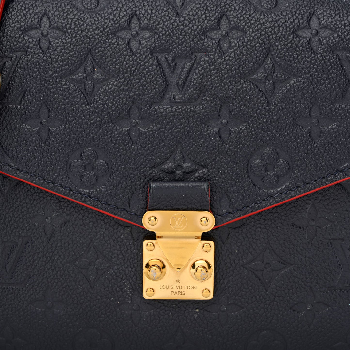 Empreinte Pochette Metis Marine Rouge