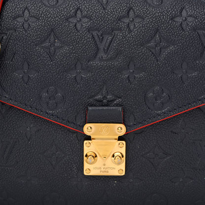 Louis Vuitton Empreinte Pochette Metis Marine Rouge 8 of 16