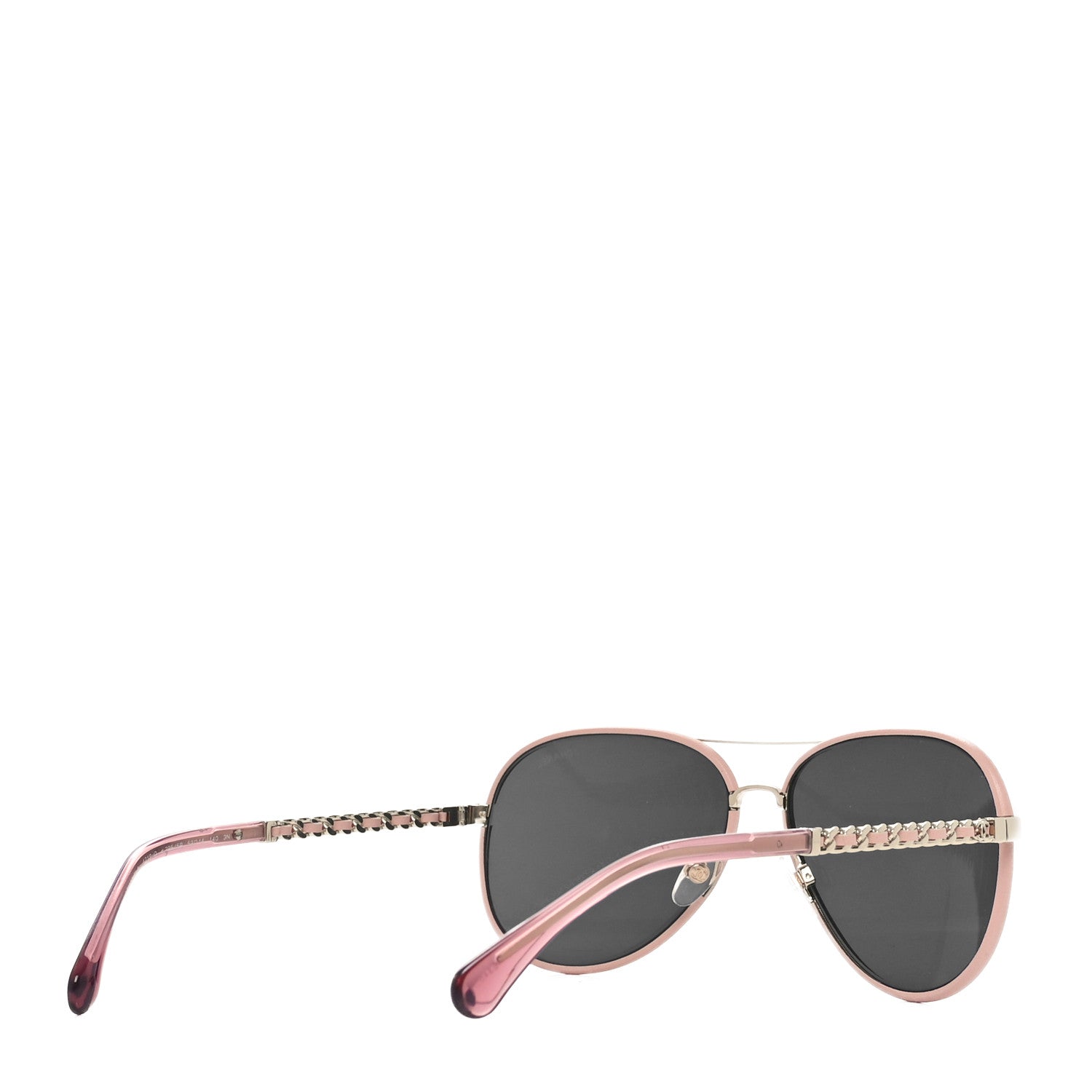 Chanel Pilot Winter Sunglasses 4219-Q Light Pink 4 of 7