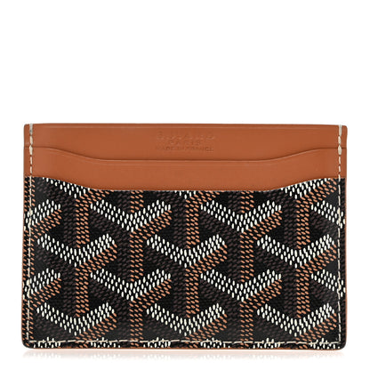 Goyard Goyardine Saint Sulpice Card Holder Black Gold 1 of 8