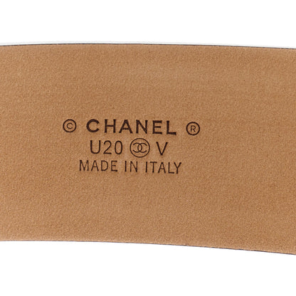 Chanel Calfskin Belt 95 38 Black 3 of 7