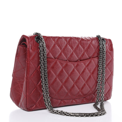 Chanel Aged Calfskin Quilted 2.55 Reissue 226 Flap Red 3 of 15
