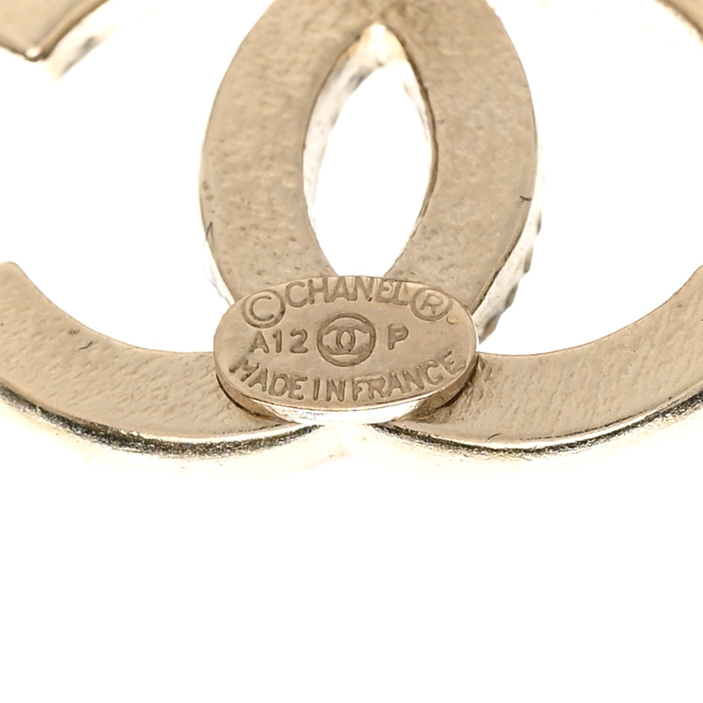 Crystal CC Earrings Gold