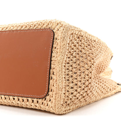 Louis Vuitton Raffia Calfskin By The Pool OnTheGo MM Natural 16 of 17