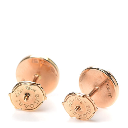 Bulgari 18K Rose Gold Mother of Pearl BVLGARI BVLGARI Stud Earrings 3 of 6