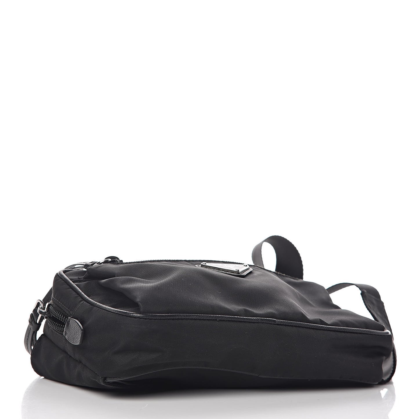 Tessuto Nylon Saffiano Belt Bag Black