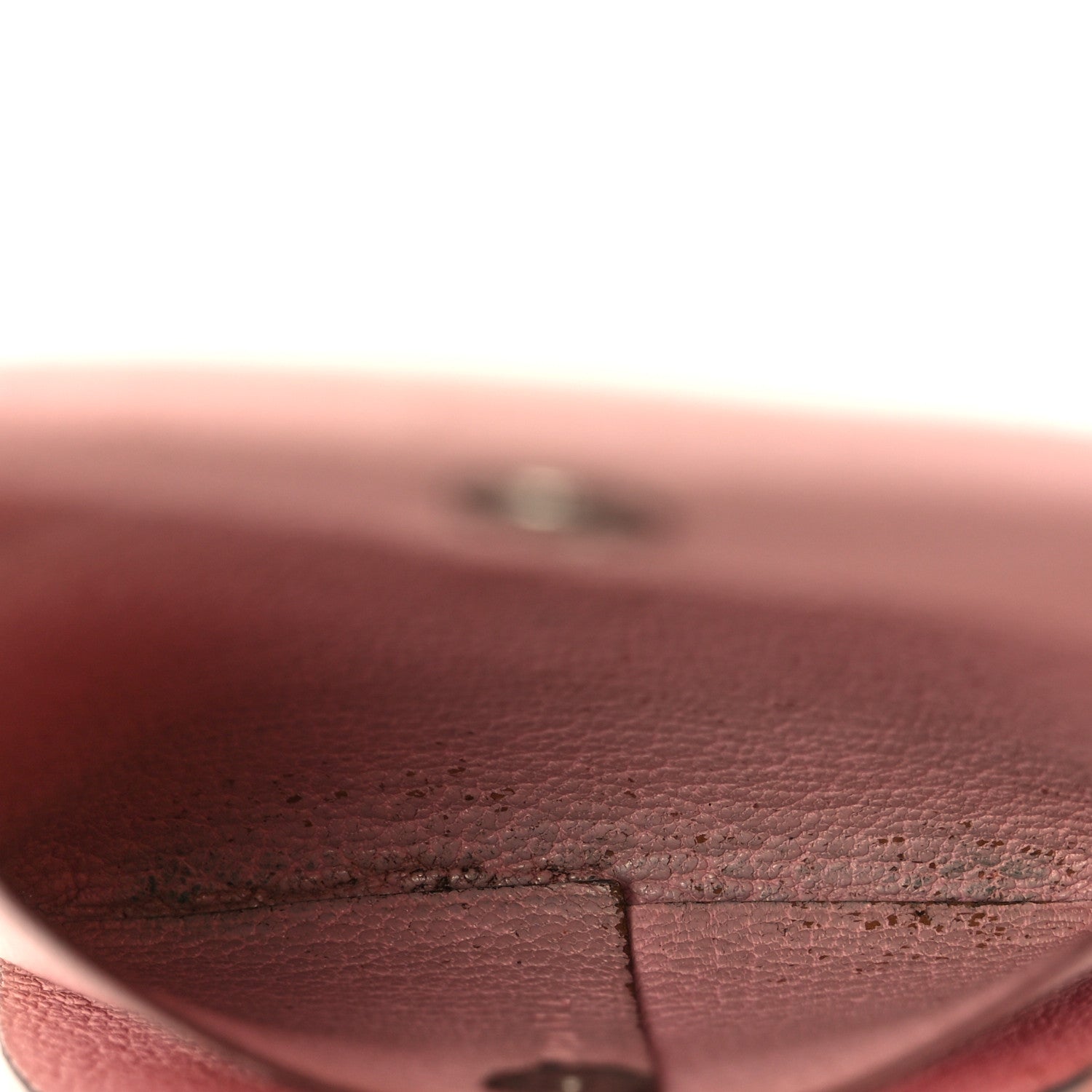 Hermes Chevre Mysore Bastia Coin Purse Rose Sakura 5 of 10