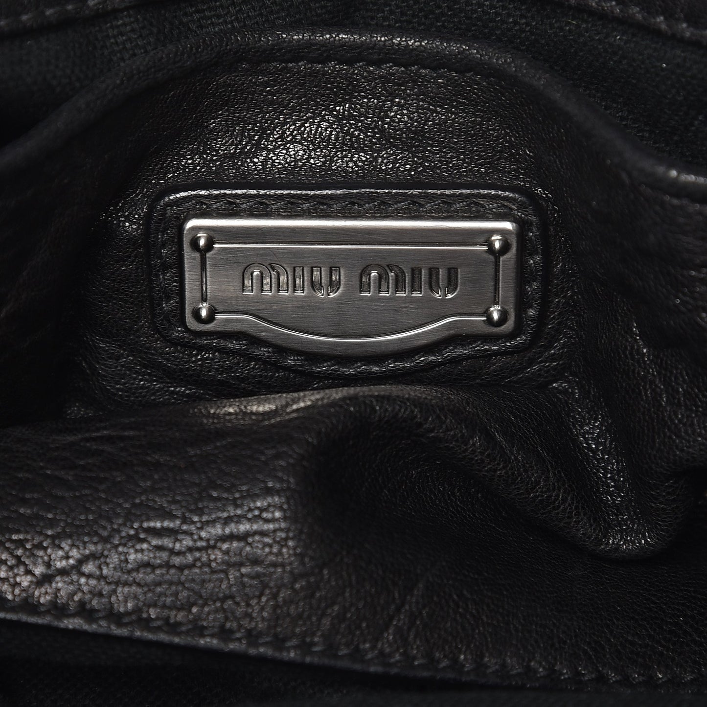 Goatskin Madras Convertible Tote Nero Black