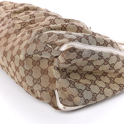 Gucci Monogram Large D Gold Hobo Off White 9 of 13