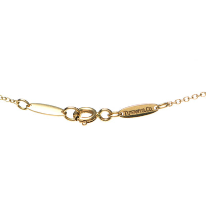 Tiffany 18K Yellow Gold Jade Elsa Peretti Eternal Circle Necklace 5 of 5