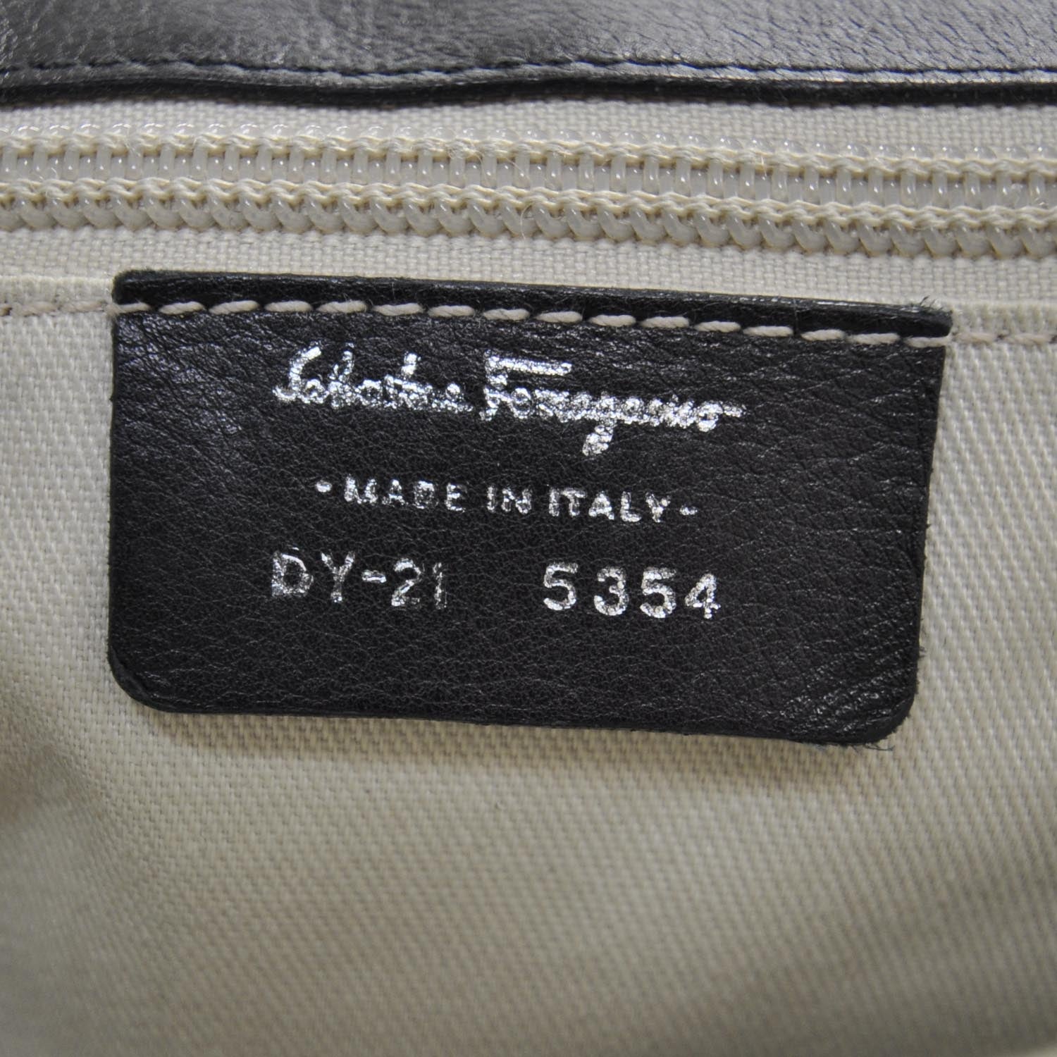 FASHIONPHILE SALVATOREFERRAGAMOLeatherVirnaSatchelBlack 7 of 9