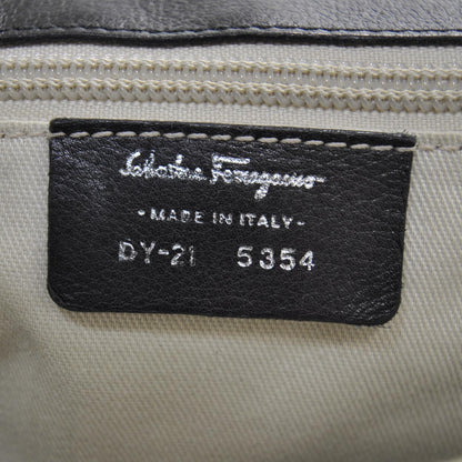 FASHIONPHILE SALVATOREFERRAGAMOLeatherVirnaSatchelBlack 7 of 9
