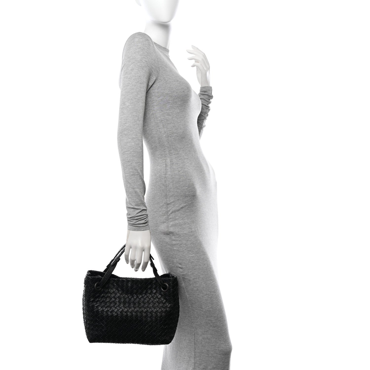Bottega Veneta Nappa Intrecciato Small Bella Tote Black 2 of 11