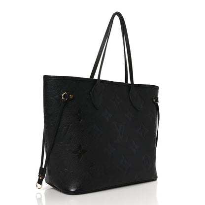 Louis Vuitton Empreinte Monogram Giant Neverfull MM Black 4 of 9