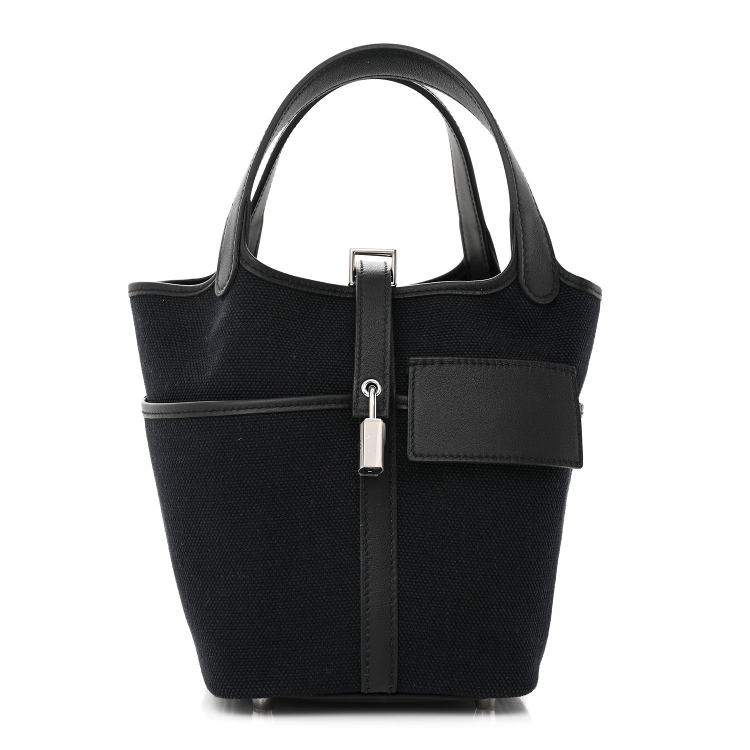 Hermes Toile Goeland Swift Cargo Picotin Lock 18 Black 1 of 13