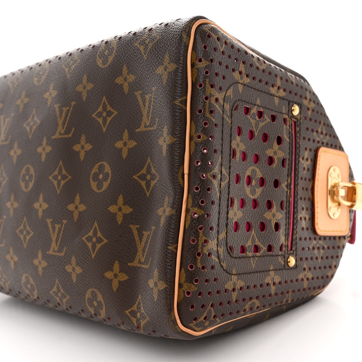 Monogram Perforated Speedy 30 Fuchsia