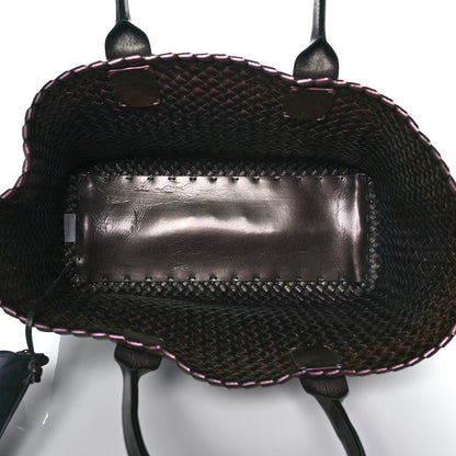 Bottega Veneta Iridescent Scarabee Intrecciato Medium Cabat 6 of 15