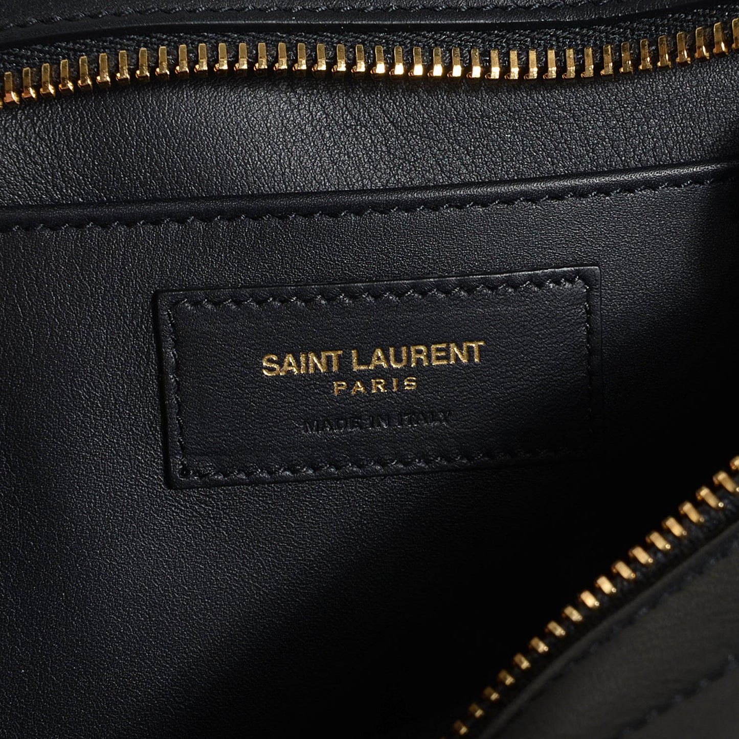 Calfskin Small Classic Y Cabas Black