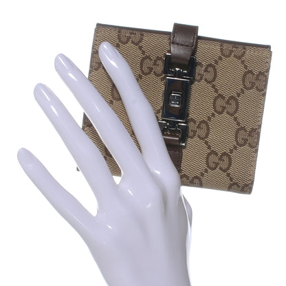 Gucci Monogram Compact Bardot Wallet 2 of 7