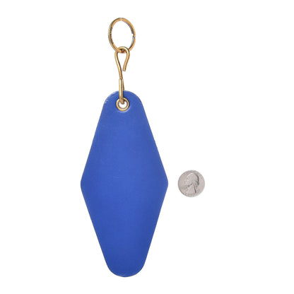 Balenciaga Calfskin Hotel Diamond Key Ring Bleu 2 of 3