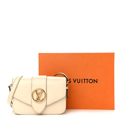 Louis Vuitton Smooth Calfskin LV Pont 9 Cream 21 of 21