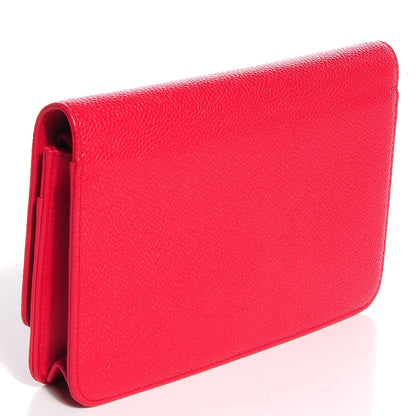 Chanel Caviar Timeless CC Wallet on Chain WOC Pink 3 of 9