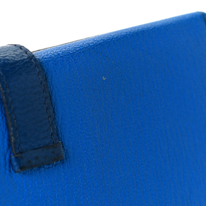Hermes Chevre Mysore Bearn Gusset Wallet Bleu Paradis Bleu Saphir 3 of 8