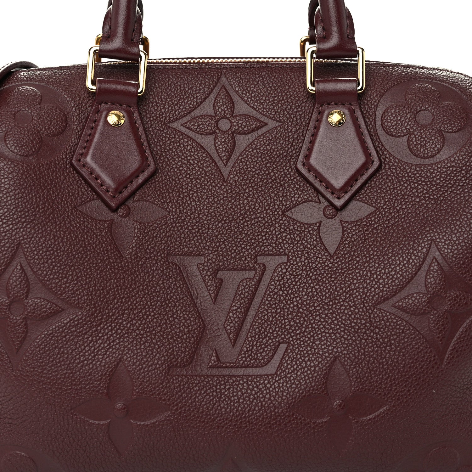 Louis Vuitton Empreinte Monogram Giant Speedy Bandouliere 25 Wine 7 of 9